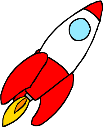 Moving Clipart Rocket - Animated Pictures Of Rocket (420x494)