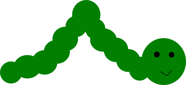 Codes For Insertion - Inchworm Clipart (600x274)