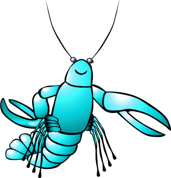 Crayfish As Food Cajun Cuisine Clip Art - Crawfish Clip Art (600x627)