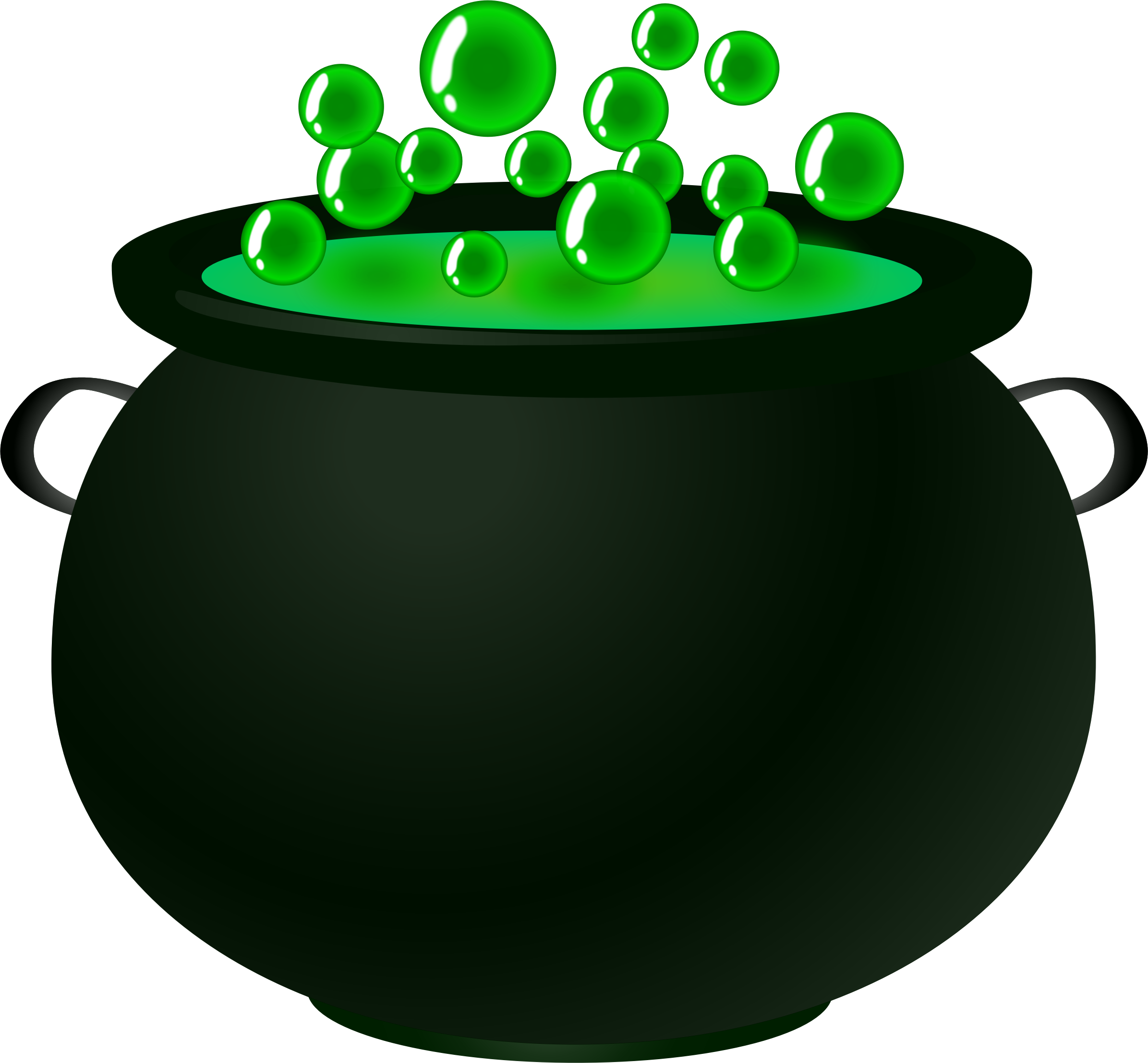 Potion - Witches Cauldron Clipart.