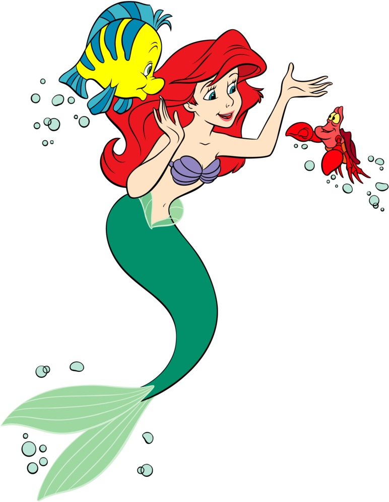 My Little Mermaid Clip Art - Little Mermaids Tale Clip Art (780x994)