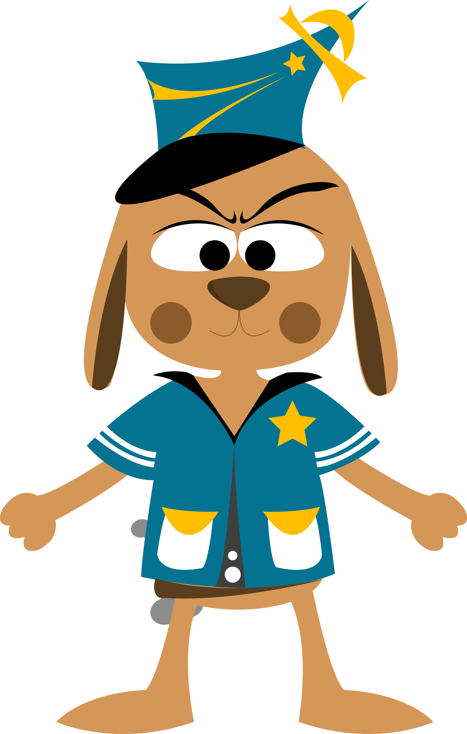 Police Clipart Cute - National Animal Control Officer Appreciation Week 2018 (1529x2400)