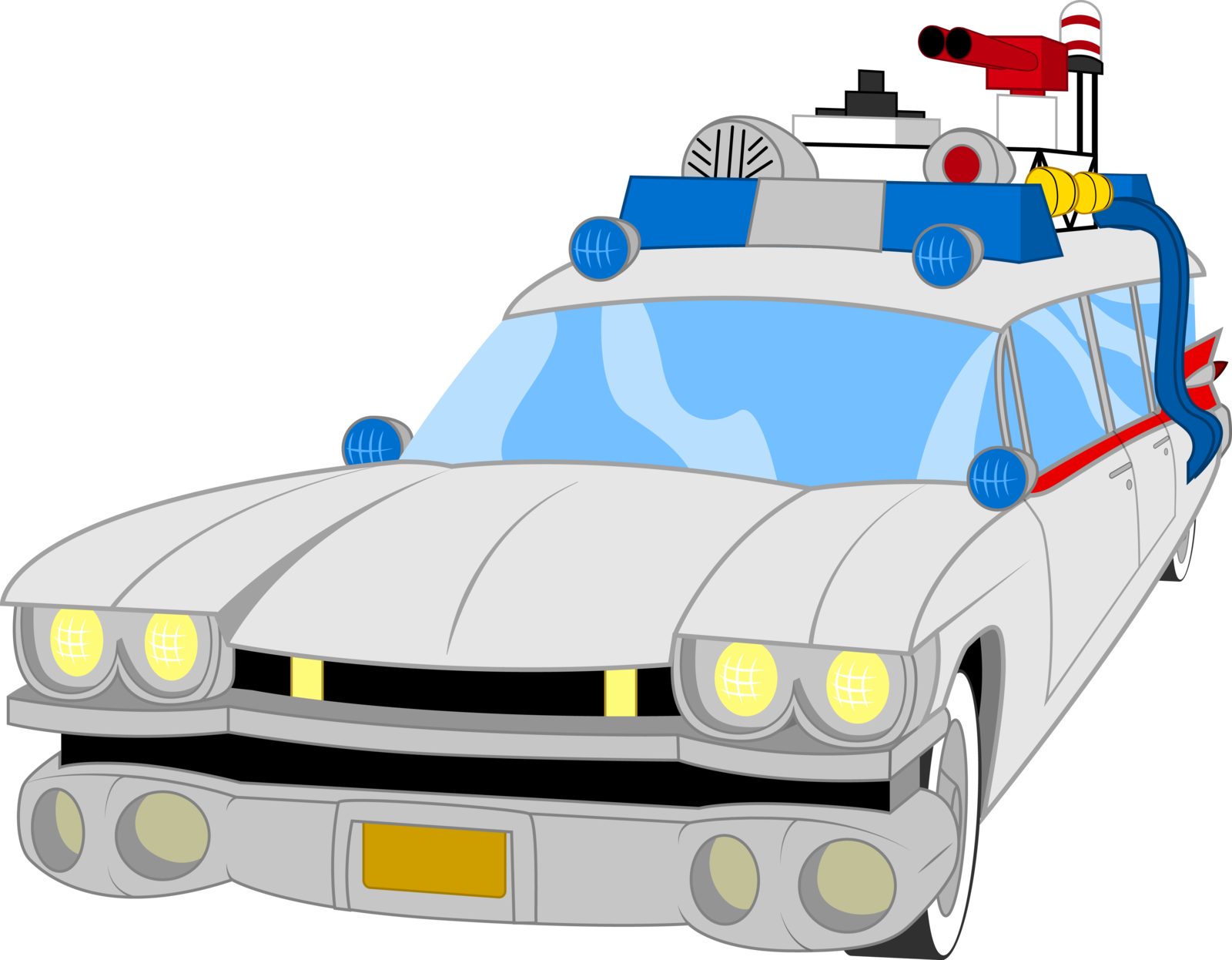 Ecto 1 Vector (1600x1246)