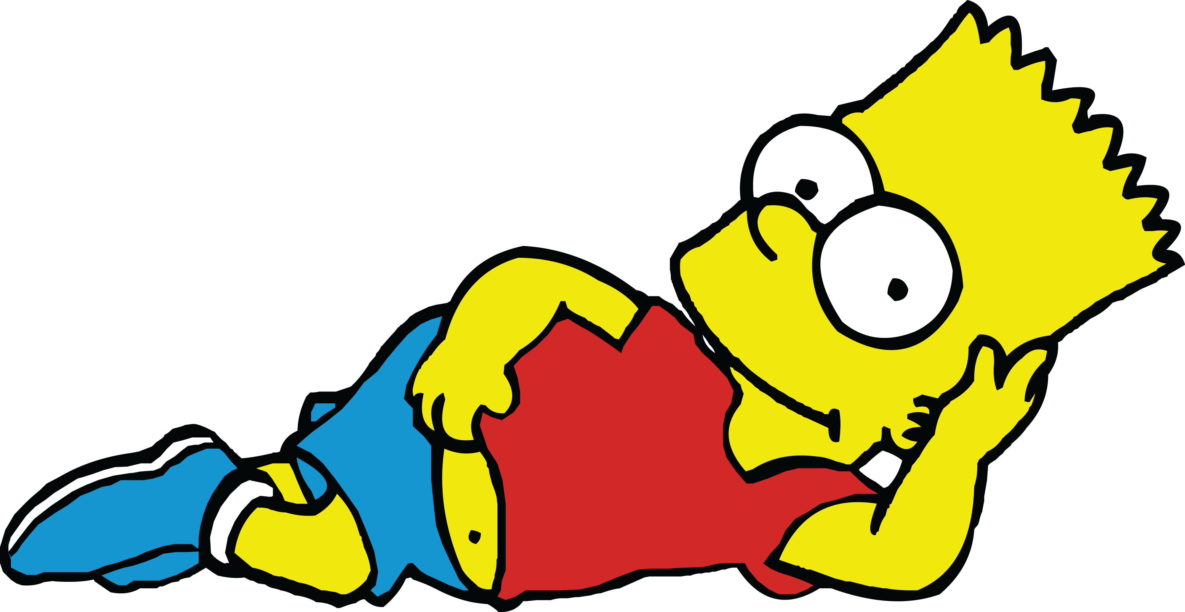 Free Clipart Of Bart Simpson - Ideas Drawing Cartoon Characters (4000x2068)