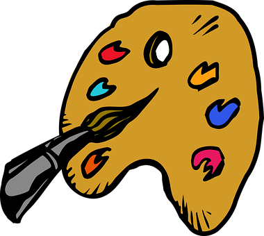 10 8 - Paintbrush Clipart (380x340)