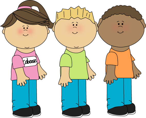 Kids Art Class Clip Art - Lining Up Social Story (569x463)