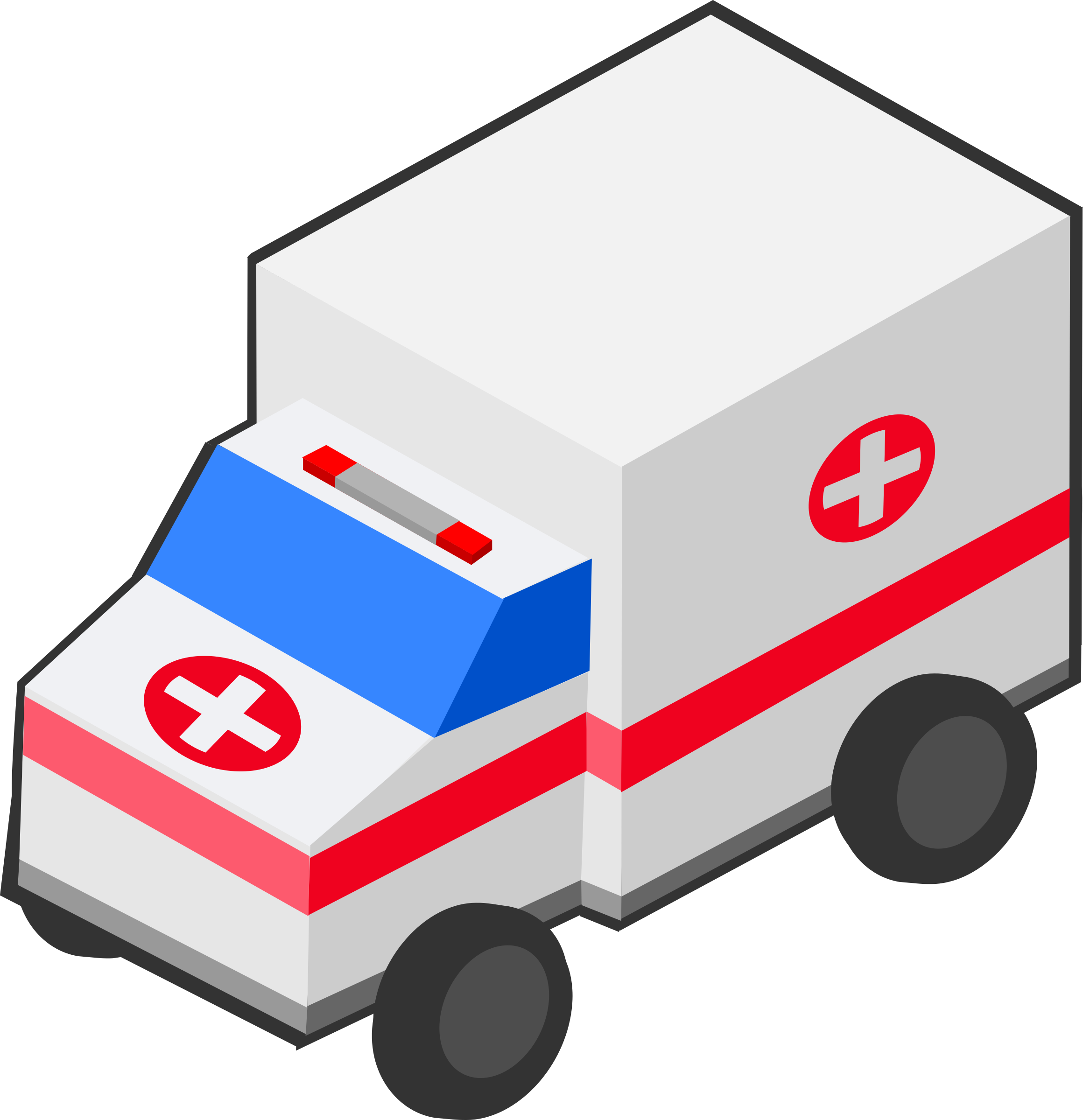 Isometric Ambulance - Isometric Ambulance (2320x2400)