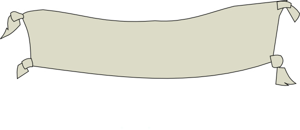 Parade Banner Cliparts - Parade Banner Blank (600x260)