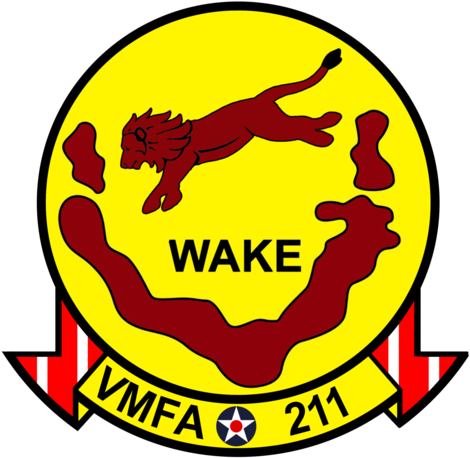 Usmc Vmfa-211 Wake Island Avengers Sticker - Come And Take It Flag (480x480)
