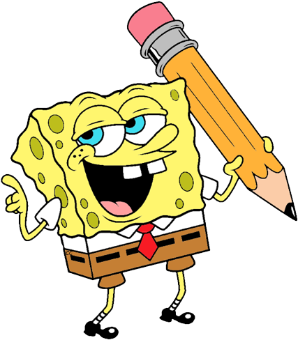 Spongebob Squarepants Clip Art Images - Bill Cipher Kid (437x492)