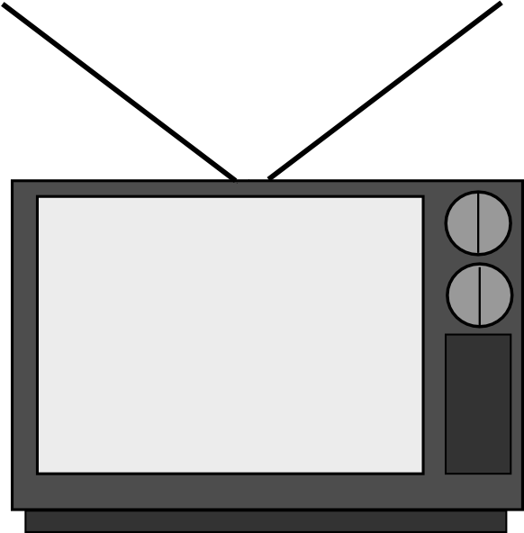 Tv Clipart - Old Television Clipart (800x800)
