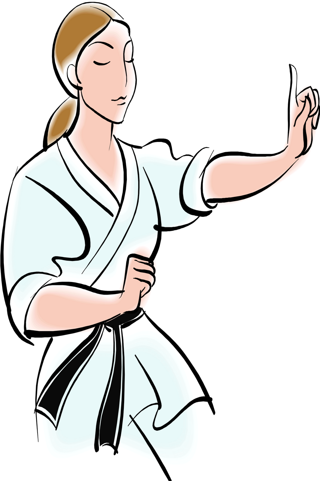 Belt Clipart Black Belt Clip Art Jdrpn9 Clipart - Self Defense Clip Art (1065x1600)