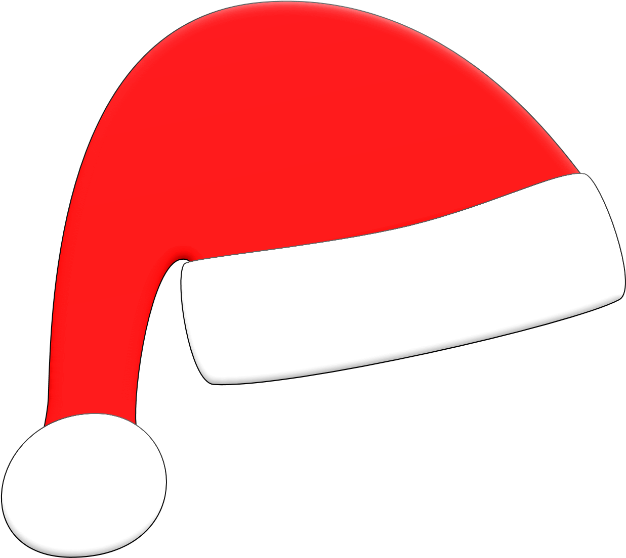 Santa Hat Clipart Clipart Kid - Sign (1500x1500)