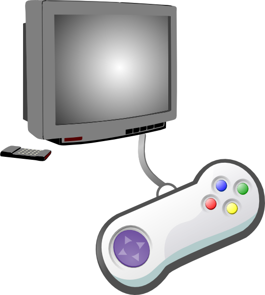 Play - Video Game Controller Clip Art (540x600)