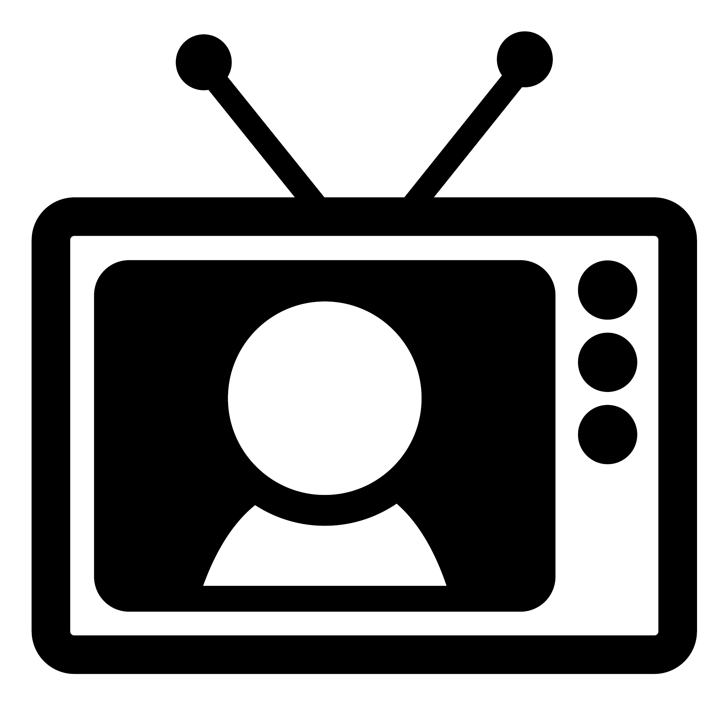 Big Image - Tv Clip Art (2400x2400)