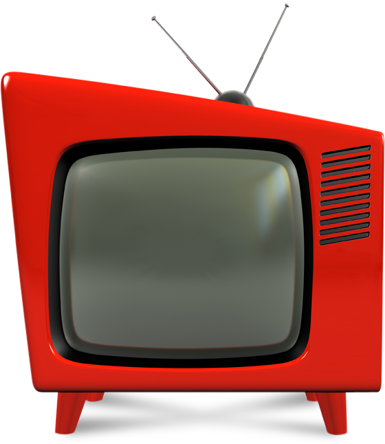Clipart Television Tv Png Collection - 1950s Tv Png (560x646)