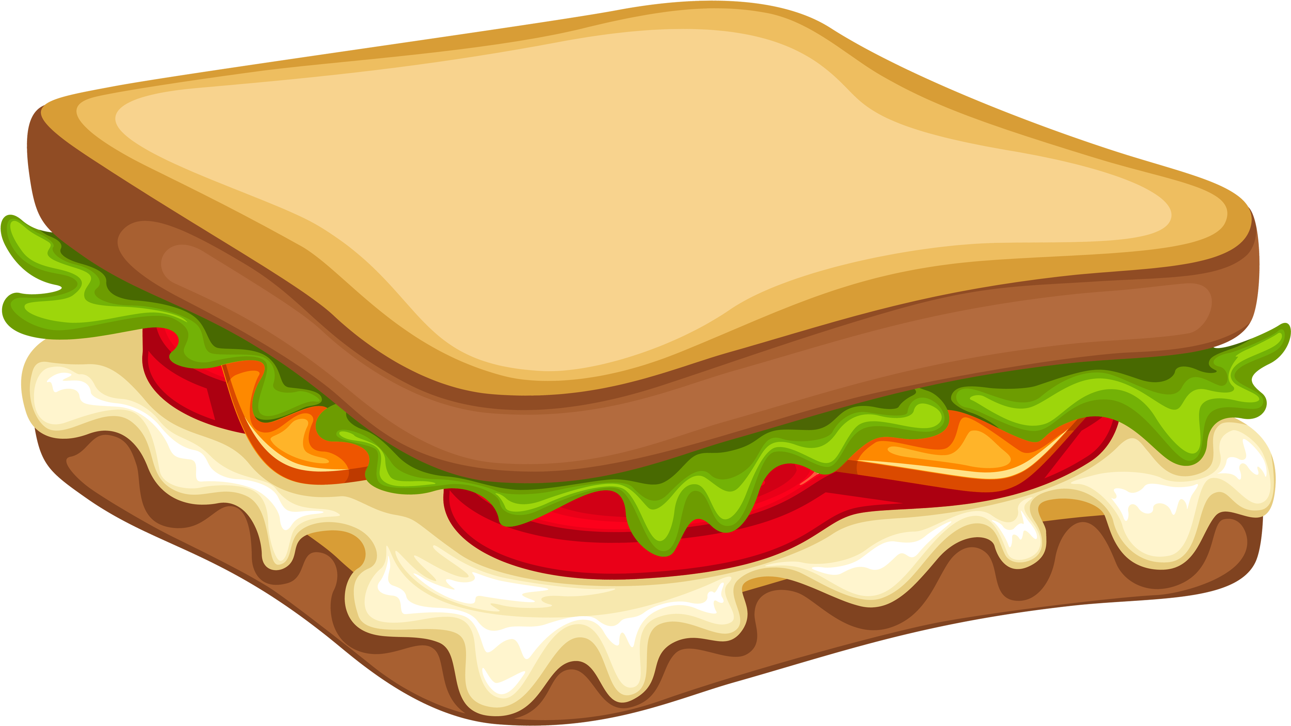 Sandwich Png Clipart Vector - Sandwich Clipart Png (4379x2500)