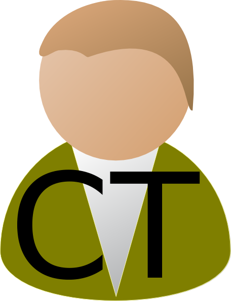 How To Set Use Icon Tv Ct 16 Svg Vector - Person Clip Art (456x593)