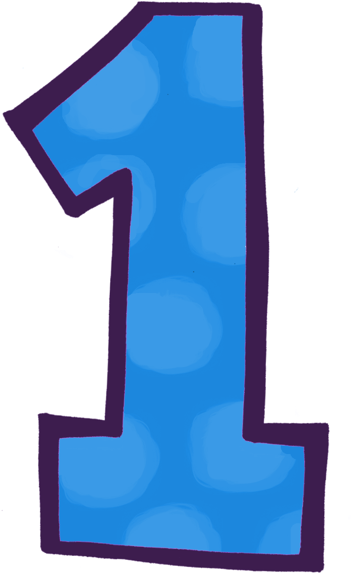 Kidlit Tv Is One Year Old Next Month - Numbers Clipart In Png (809x1374)