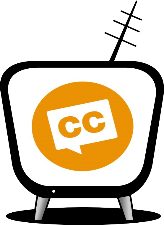 Cea-608/708 Closed Caption - Orange Tv Clip Art (555x764)