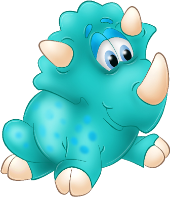 Cute Dinosaurs Clipart Png (400x400)