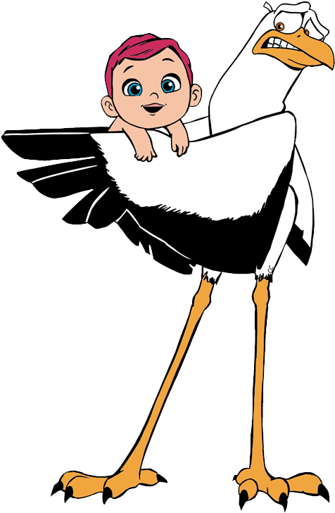 Storks Movie Clip Art - Stork Movie Coloring Pages (483x738)