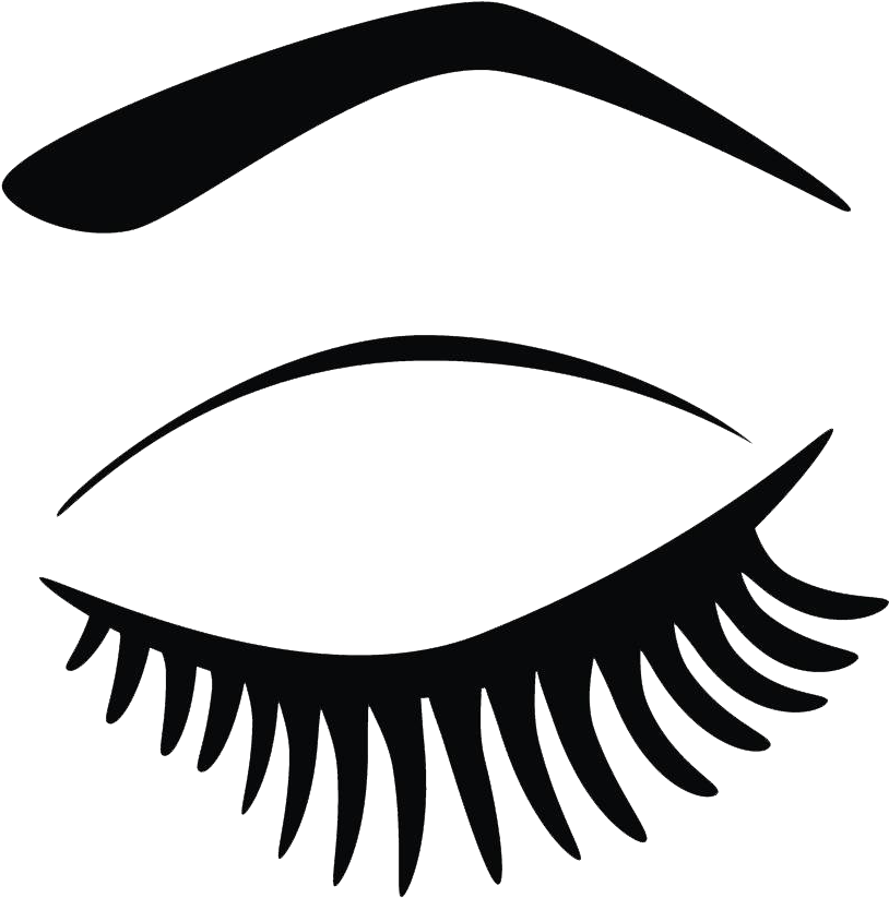 Eyelash Extensions Clip Art - Eyelash Clipart (1000x1000)