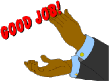 Pin Great Job Animated Clip Art - Good Job Clapping Hands - (420x323) Png  Clipart Download