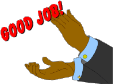 Pin Great Job Animated Clip Art - Good Job Clapping Hands (420x323)