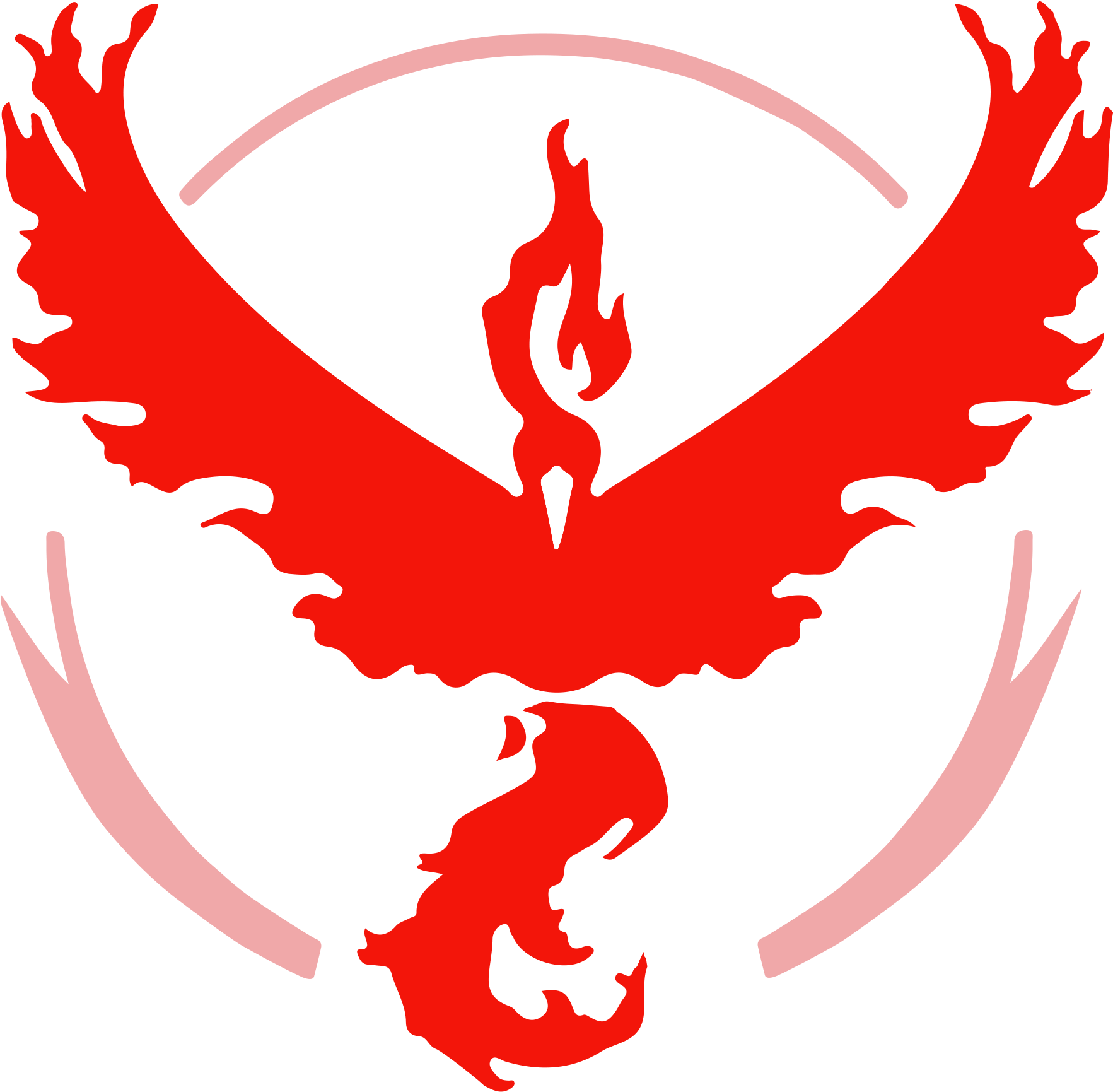Great Job Team Cliparts - Red Team Valor (1764x1738)
