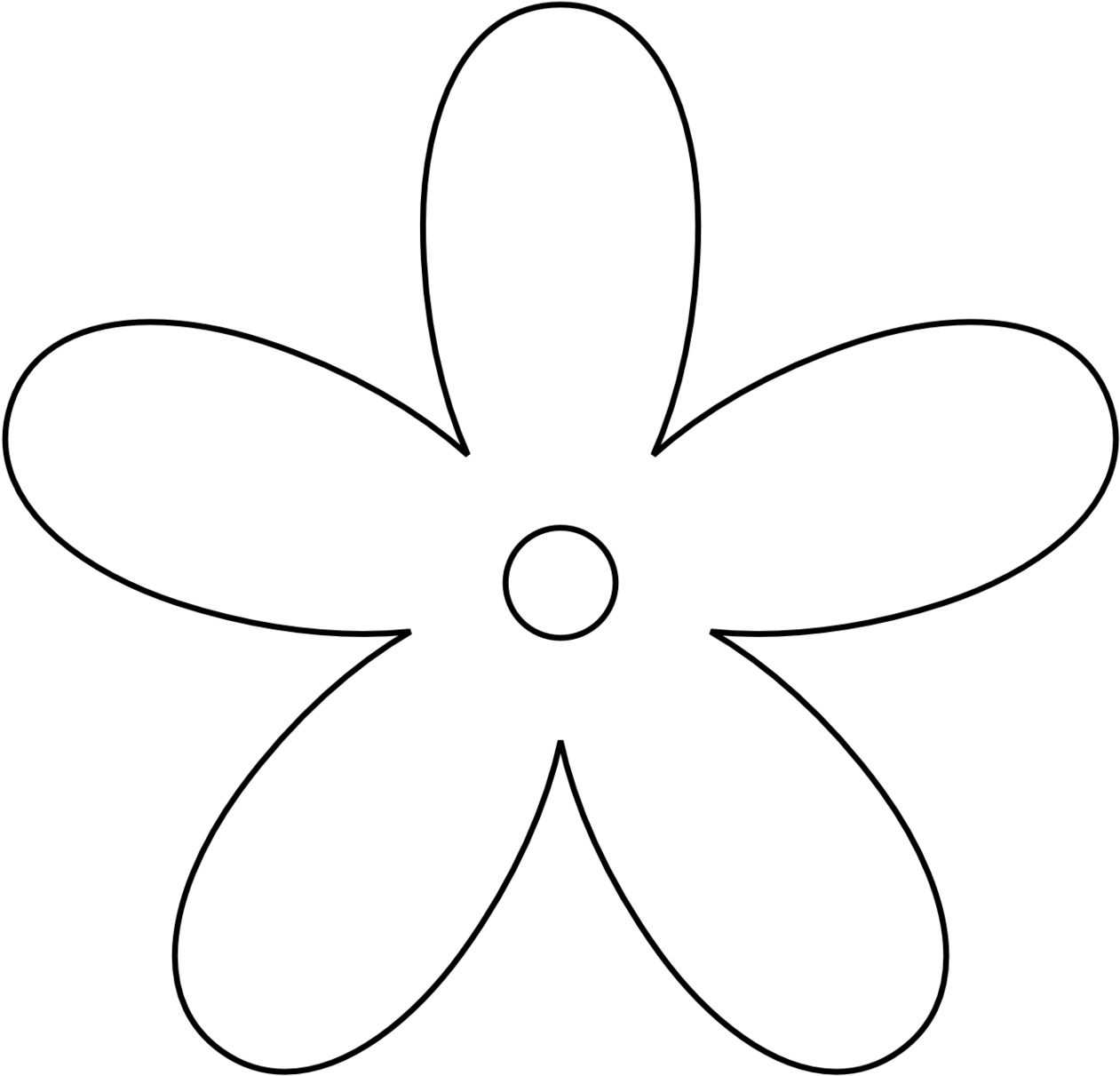 White Flower Clip Art (1264x1253)
