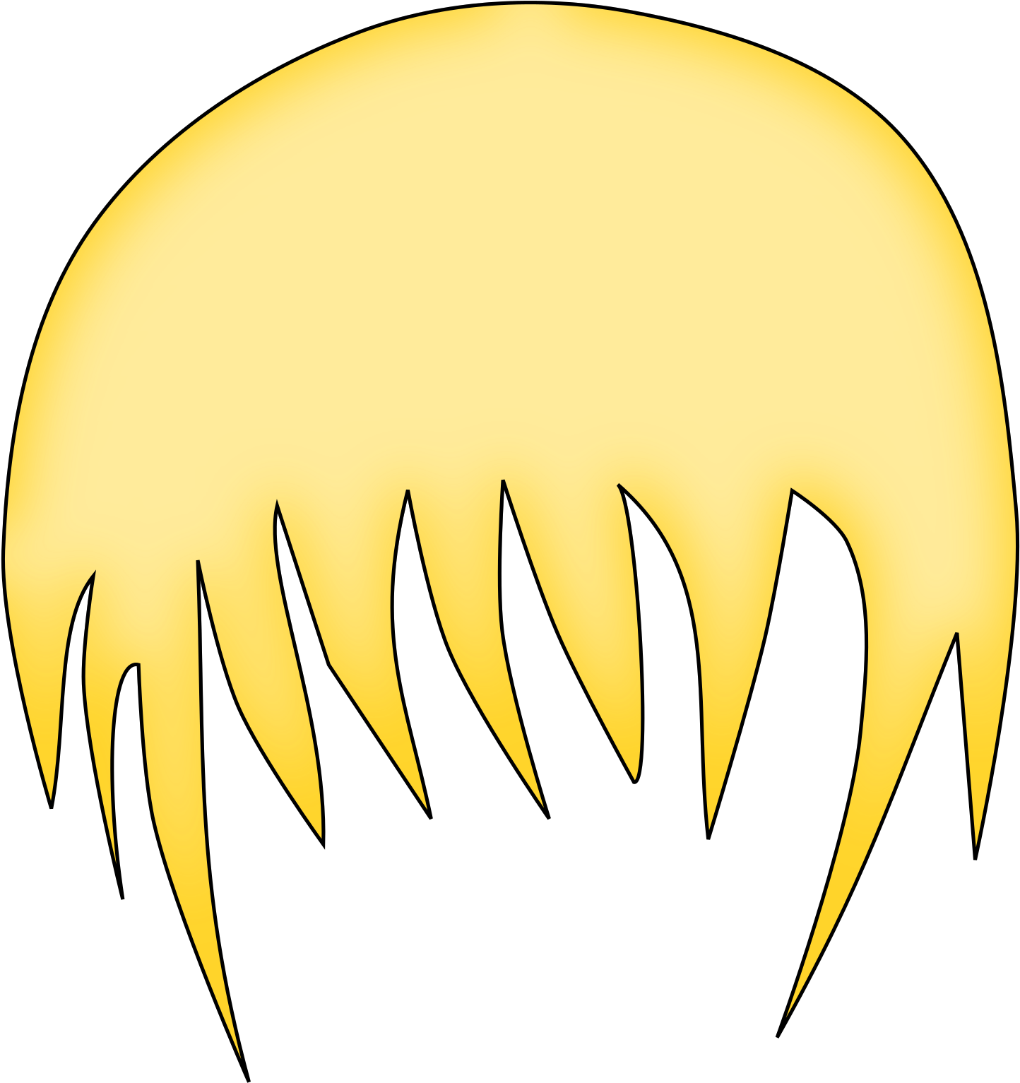 Clipart - Hair Boy Anime Png (1697x2400)