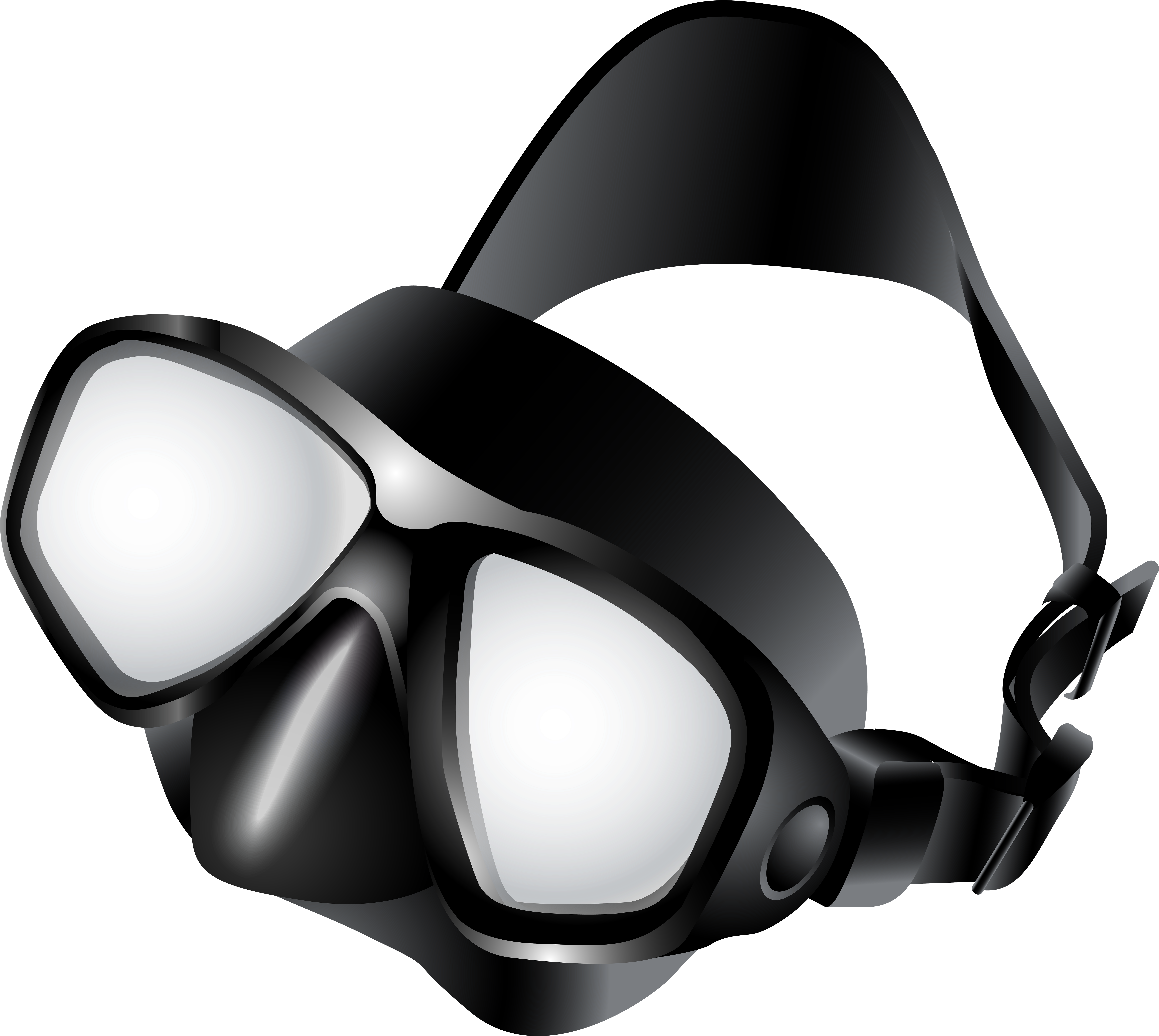 Dive Mask Png Clip Art - Dive Mask Png Clip Art (8000x7130)
