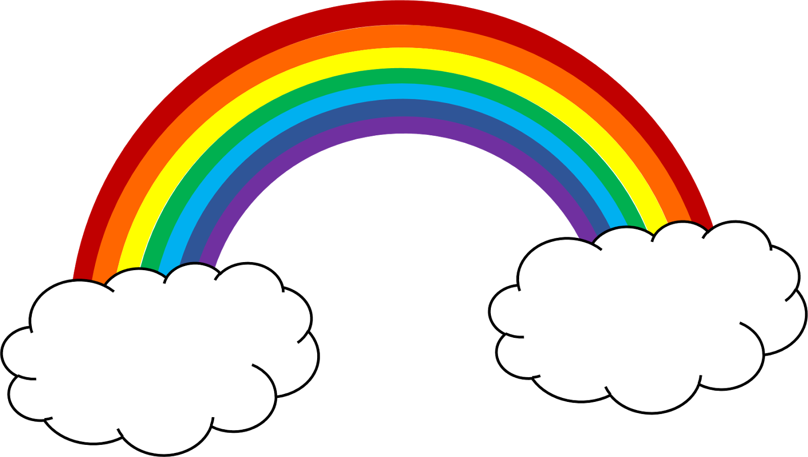Rainbow Clipart Free Download Clip Art On - Rainbow Clipart Png (1600x905)