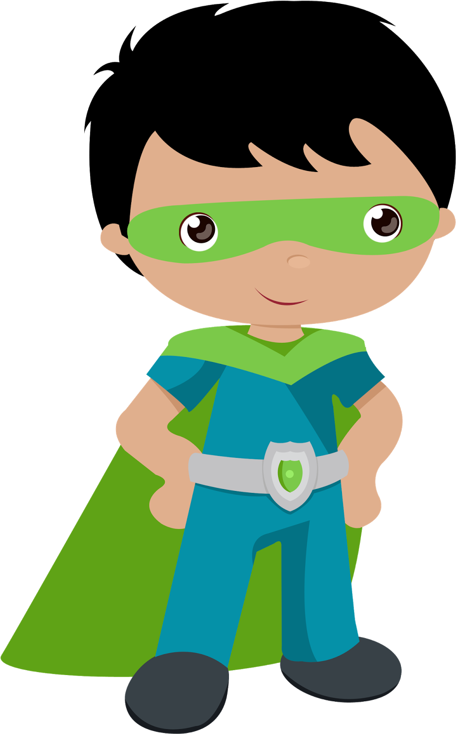 Kids Dressed As Superheroes Clipart Oh My Fiesta For - Super Hero Clipart Png (1284x1600)