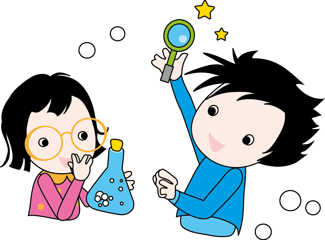 Mad Scientist Cute Digital Clipart - Science Kids Cartoon (1245x920)