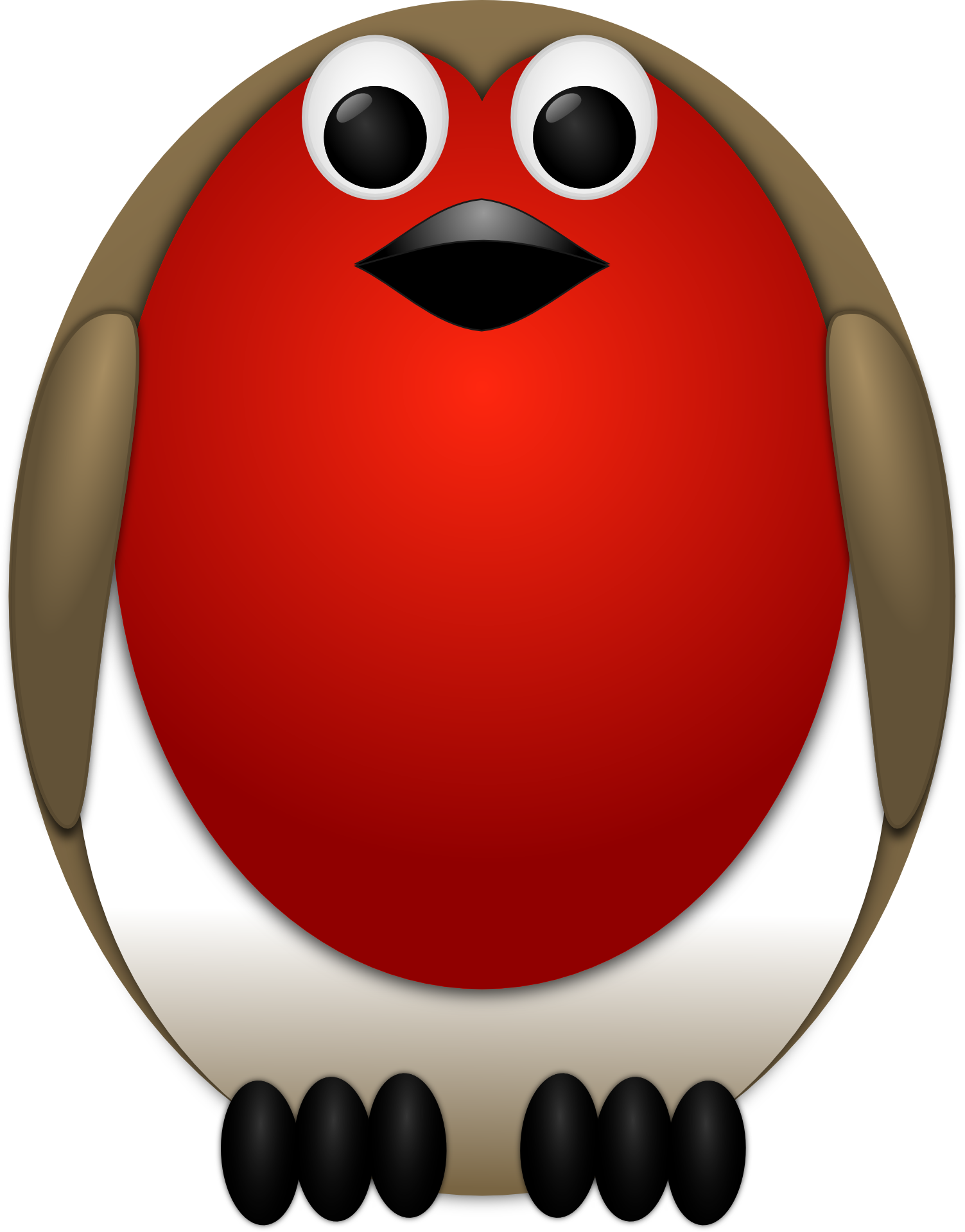 Robin Page 5 Images - Christmas Clip Art Robin (1503x1920)