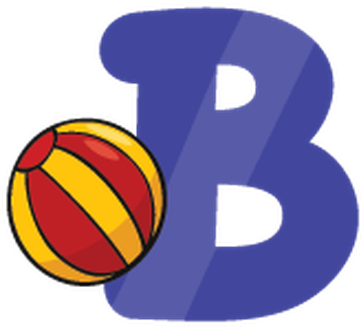 Education Cartoon Alphabet Letters For Kids - B Is For Ball Clipart (425x399)