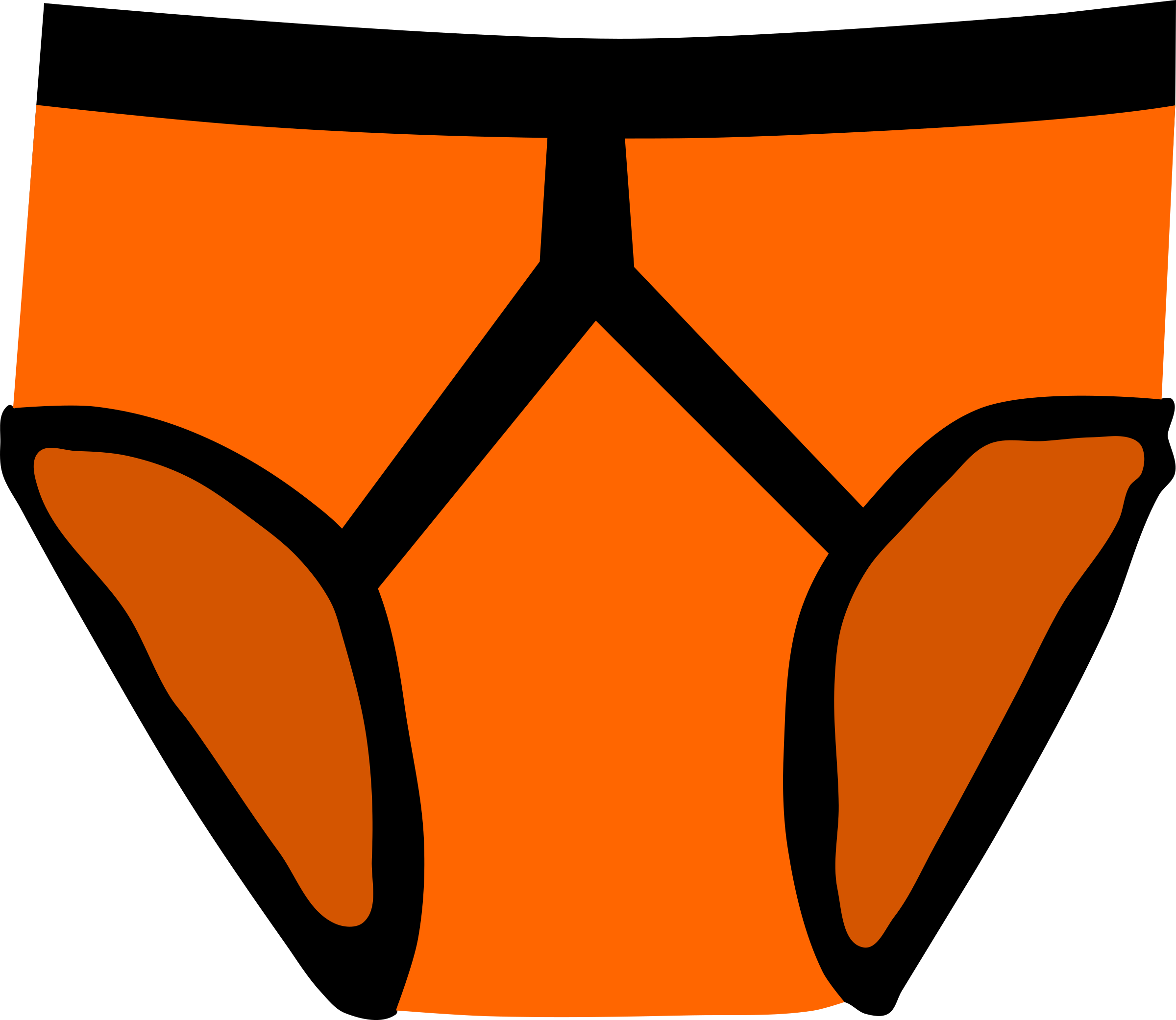 Clipart - Underwear Clipart (2400x2082)