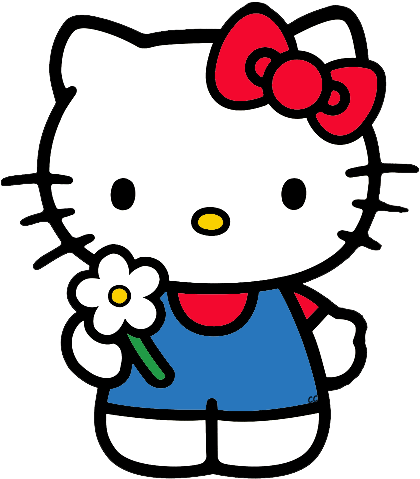 Masks Clipart Hello Kitty - Hello Kitty Embroidery Designs (426x488)