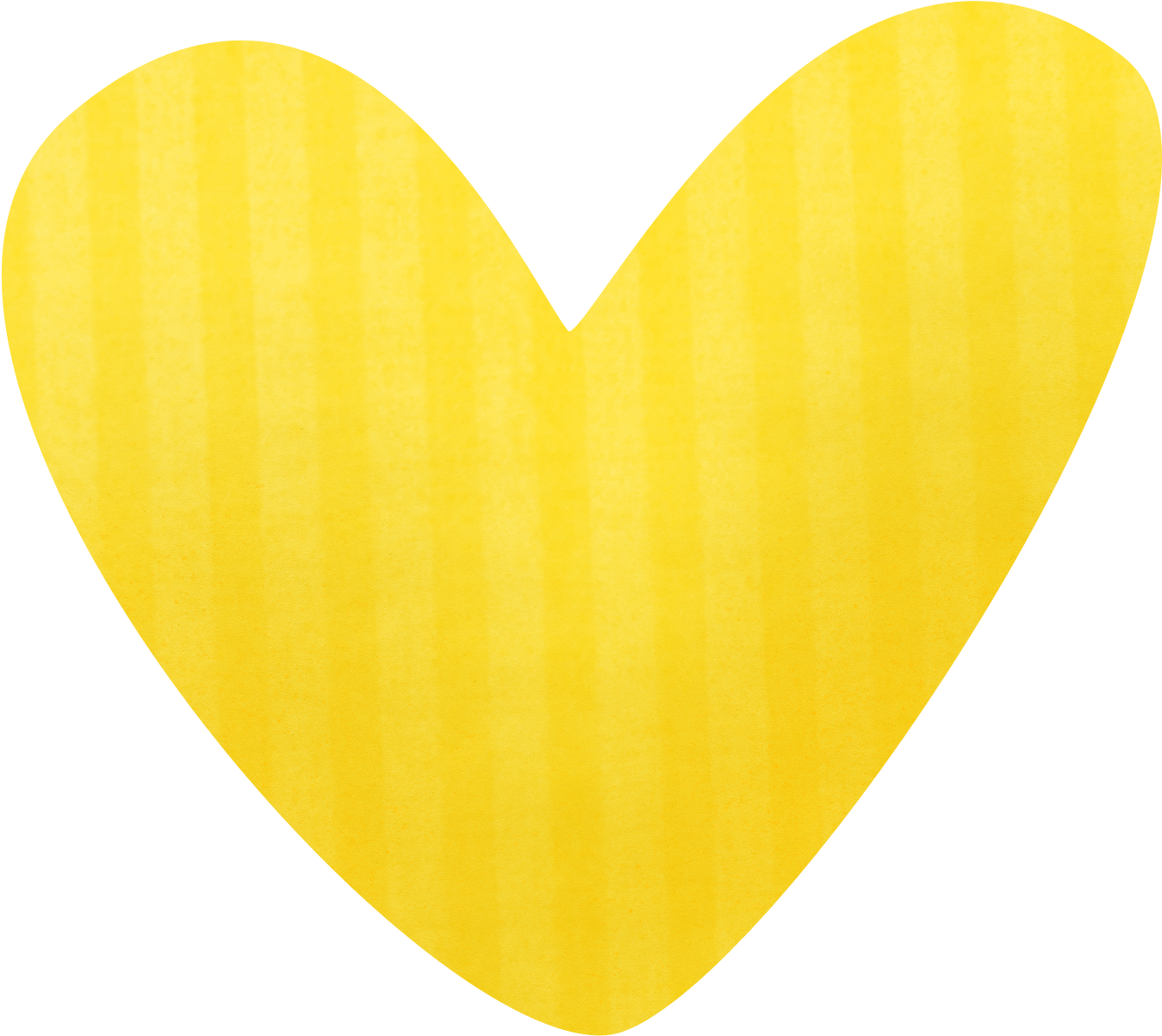 Clip - Heart Clip Art Yellow (1375x1249)