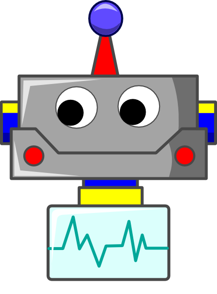 Face Of A Robot Clipart (438x595)