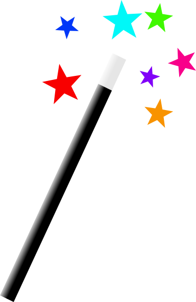 Free Vector Magic Wand Clip Art - Magic Wand (828x1280)