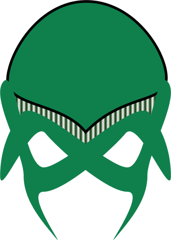 Green Alien Mask - Alien Mask Png (600x842)