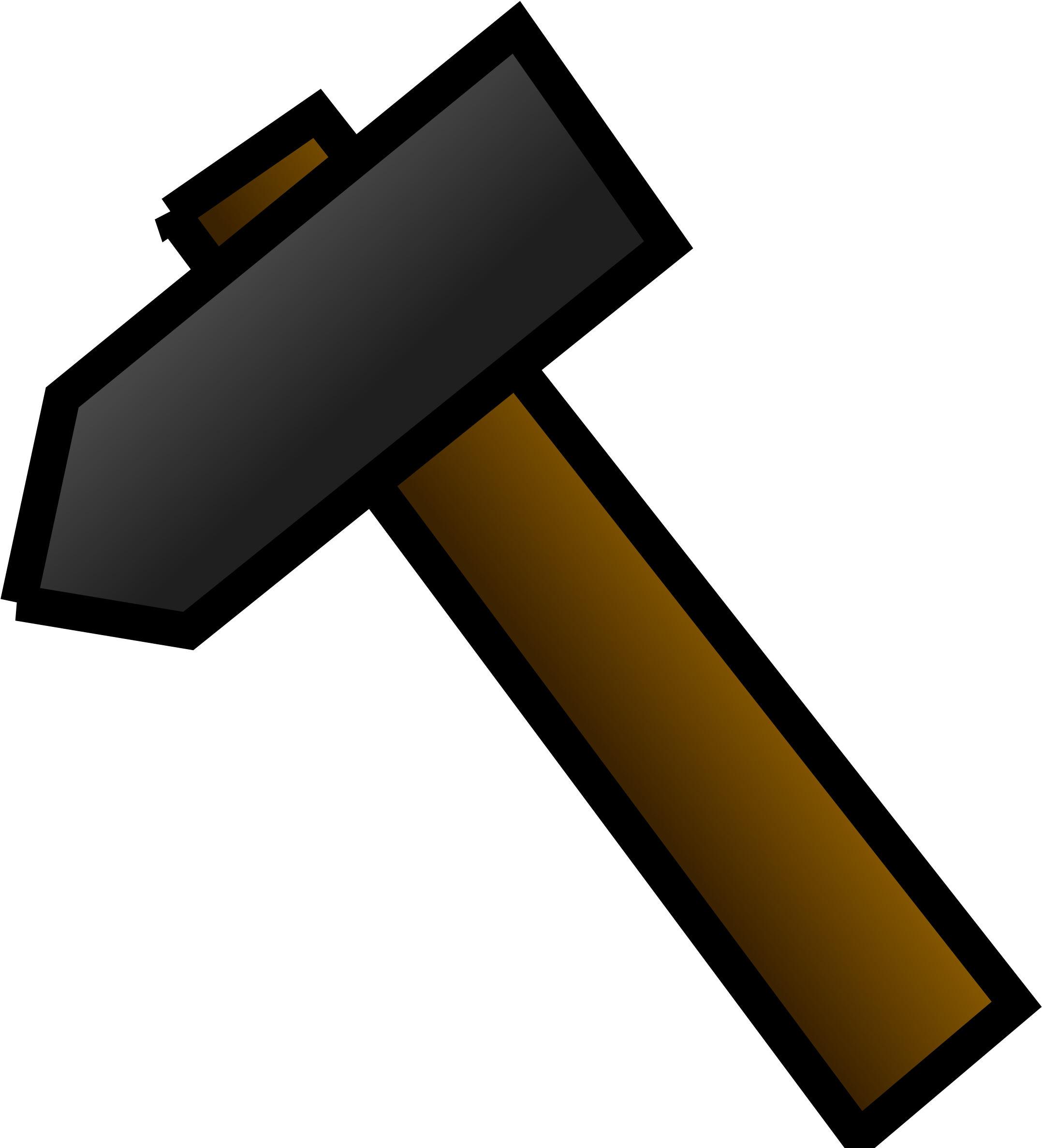 Gavel Hammer Clip Art Free Vector 4vector 2 Clipartix - Hammer Clipart (2400x2400)