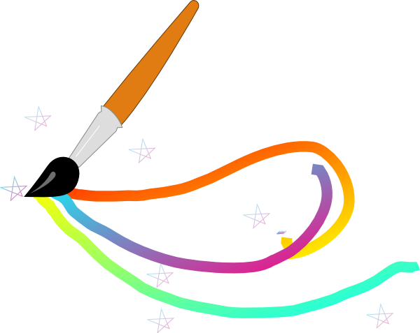 Design Paint Brush Png (600x477)