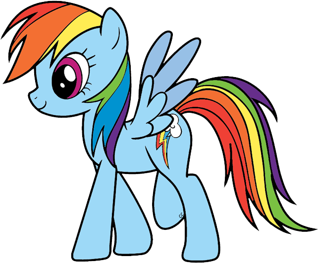 About - Rainbow Dash Coloring Pages (649x537)