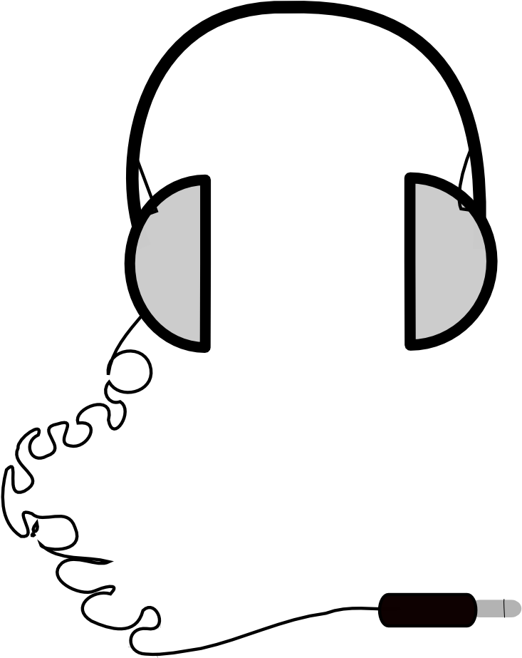 Cord 20clipart - Head Phones (809x1000)