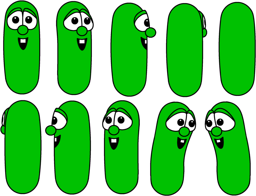 Larry The Cucumber Clip Art Clipart - Veggietales Larry The Cucumber (900x675)