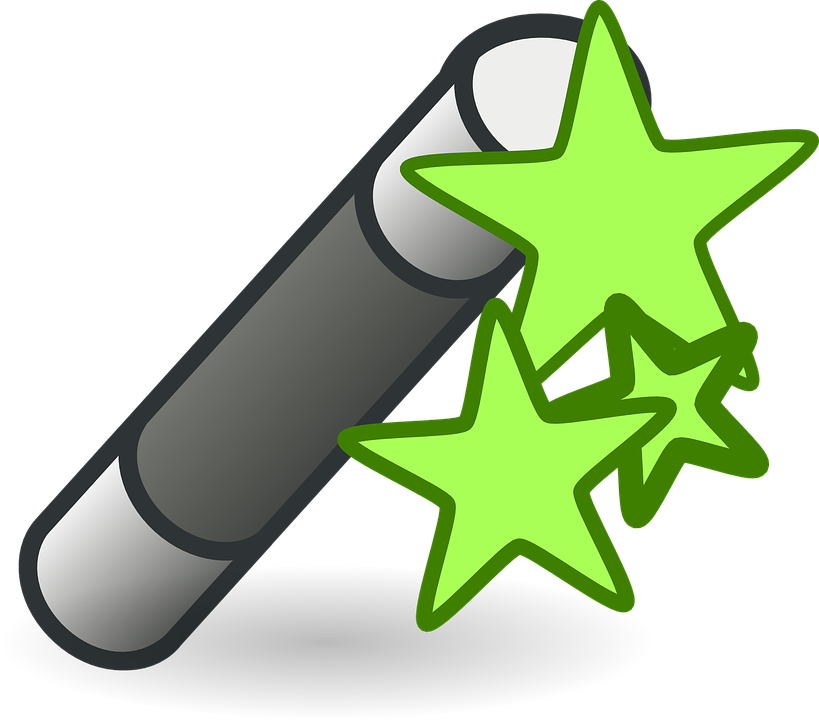 Magic Clipart Illusion - Wand Clip Art (819x720)